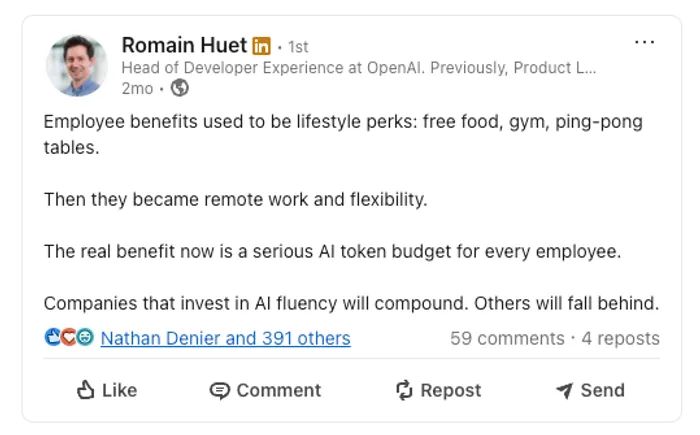 Compounding loop between model quality, harness, and internal productivity